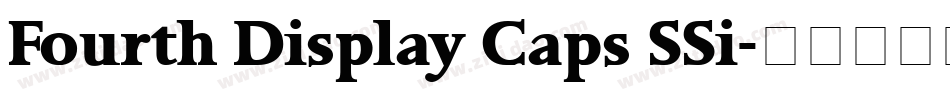 Fourth Display Caps SSi字体转换